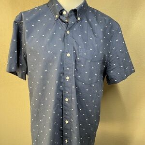 American Eagle Outfitters Navy Button Down Shirt